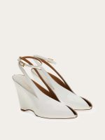 Ferragamo Peep toe wedge sandal - Image 2